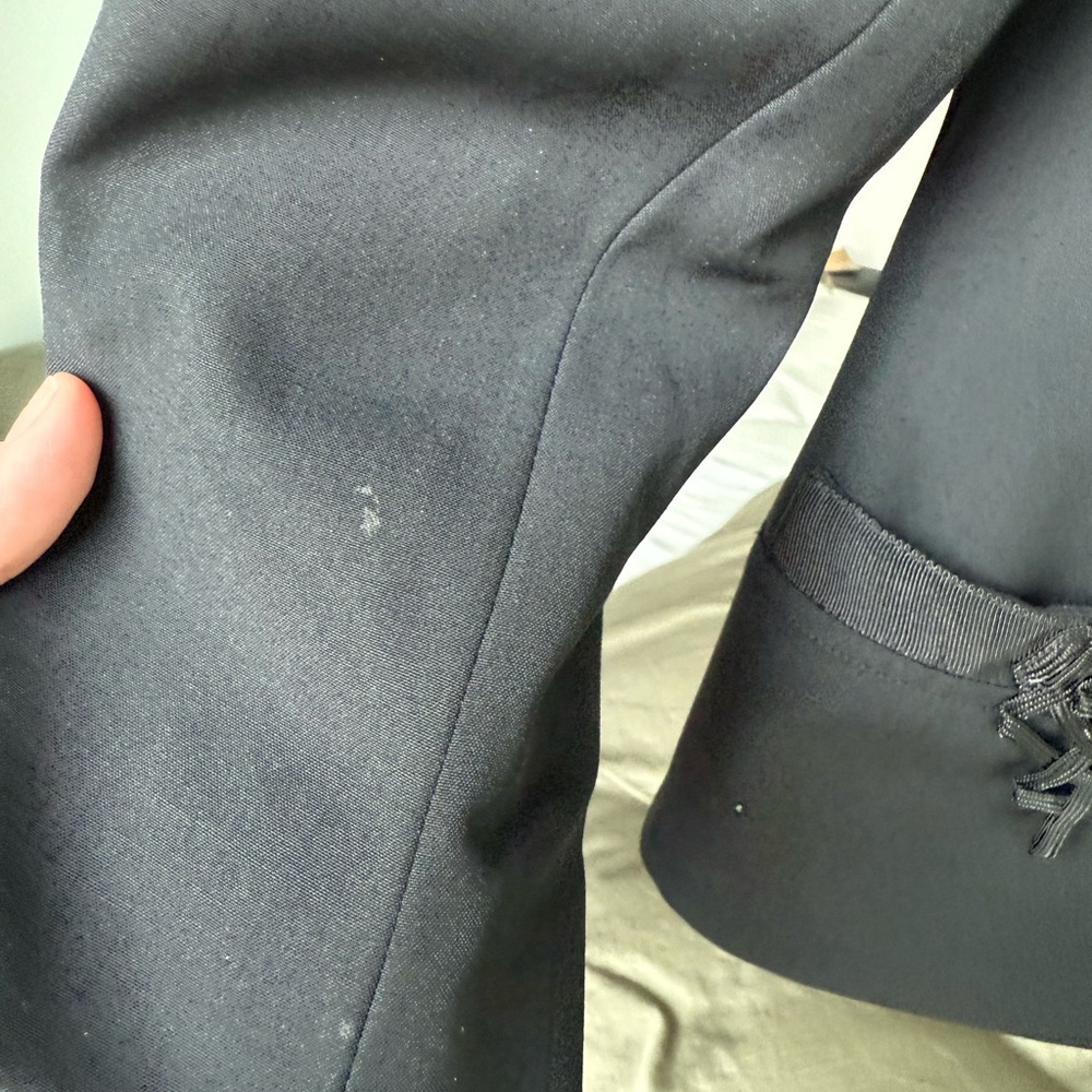 KENZO Paris Black Wool Blazer Sz 40 100% Laine Wool Statement Piece w/ Character - Picture 9 of 9